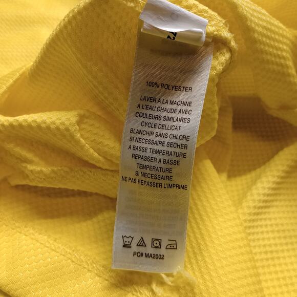 Callaway Women’s Short Sleeve Polo Yellow Golf Shirt Size Large - Picture 8 of 8